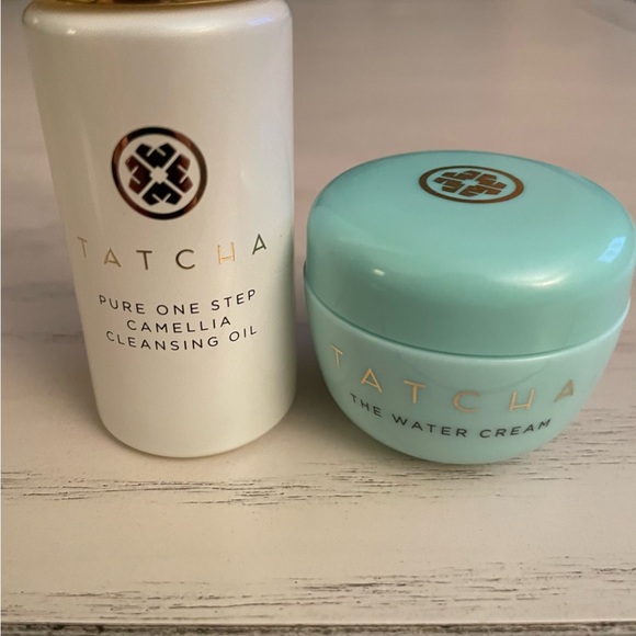 Tatcha Bundle - Pure One Step Camellia Cleansing Oil & Water Cream! Travel Size! - Picture 3 of 10